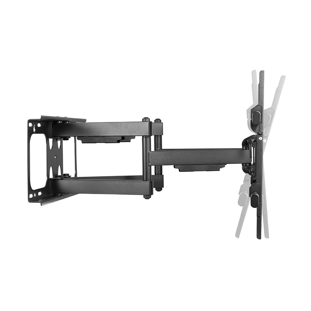 HFTM-ST753: Full Motion TV Wall Mount Bracket for Flat and Curved LCD/LEDs - Fits Sizes 37 to 90 inches - Maximum VESA 600x400